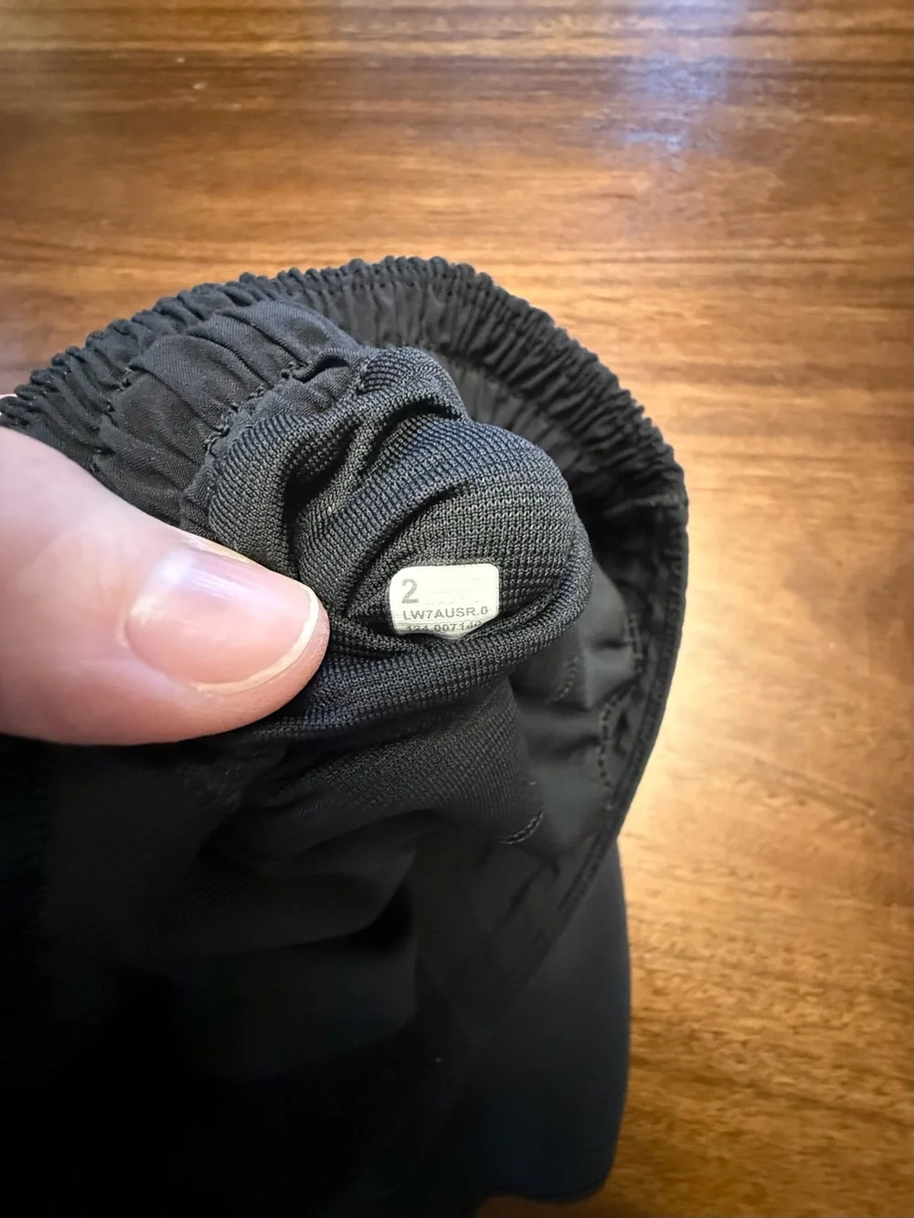 Lululemon Women's Black Athletic Shorts - Size 2